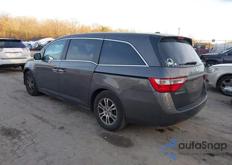 2013 Honda Odyssey Ex-L z USA, uszkodzony, nr VIN 5FNRL5H64DB033191